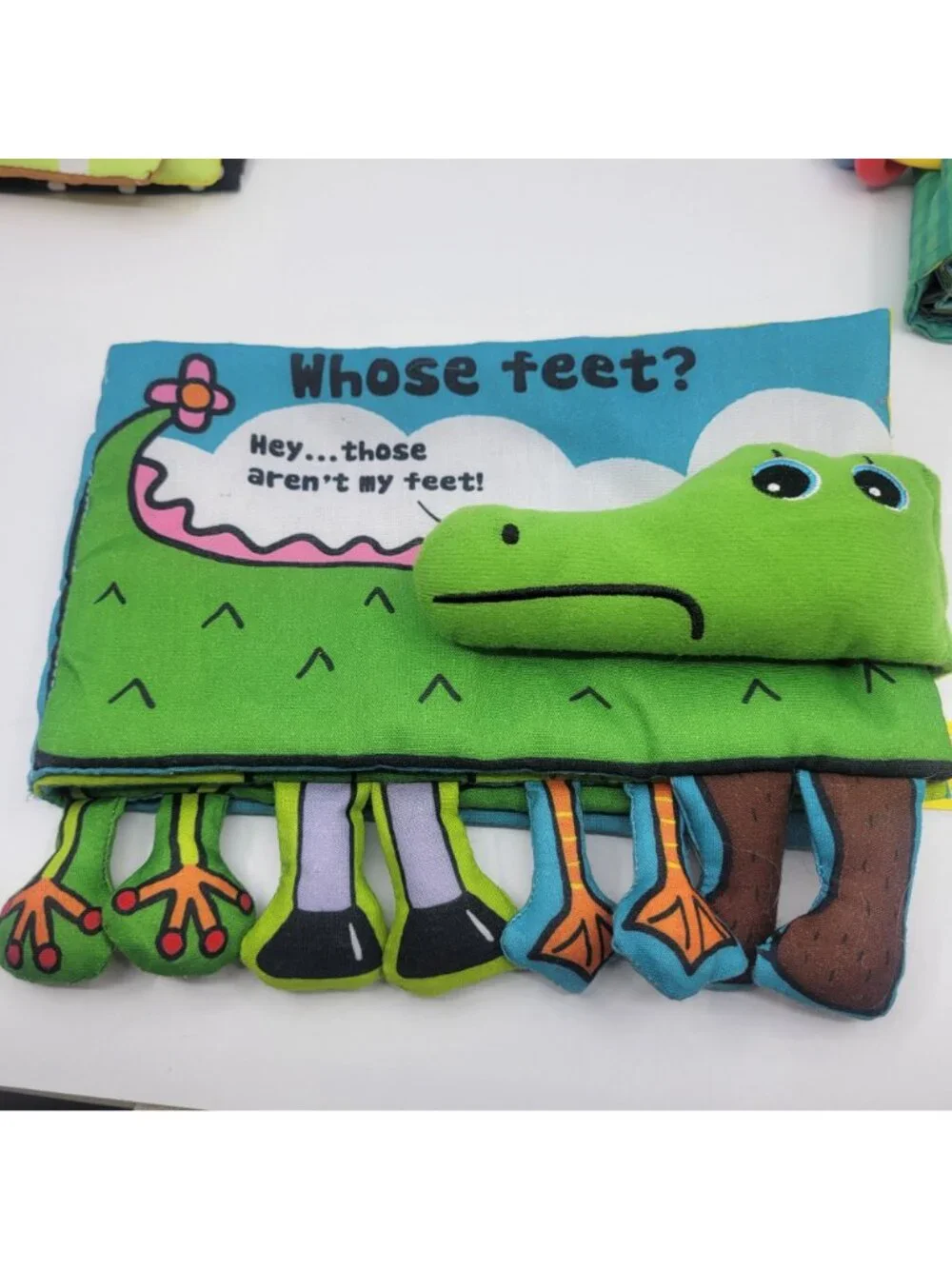 Baby Cloth Book Lot 6 Books for Baby or Toddler - Sensory Crinkle Fine Motor